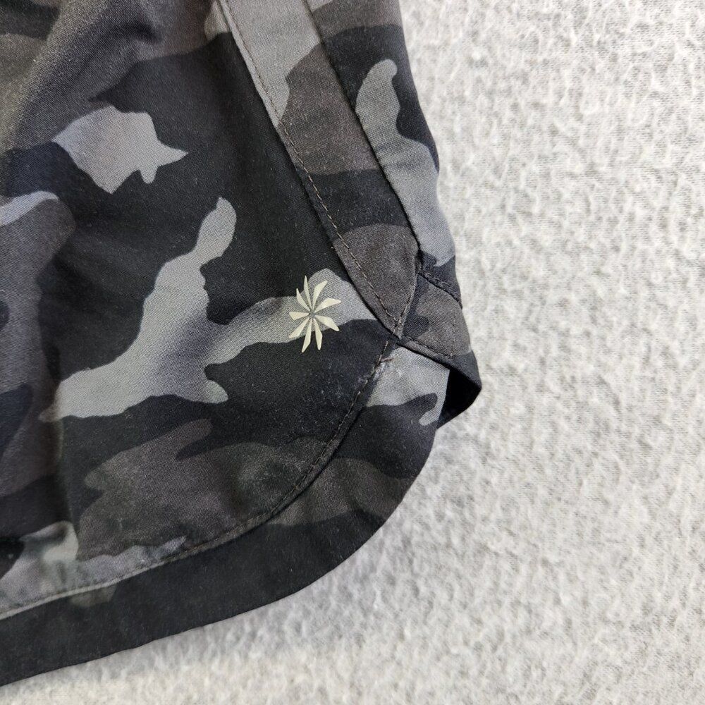 Athleta Girl Shorts Girls XXL Gray Camo All Play 3 Short Zip Pockets Athleisure - Picture 5 of 15